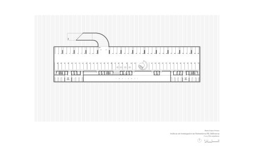 Instituto de Investigación de Biomedicina Bellinzona Diseño de plano de planta sótano -1 Cruz y Ortiz Arquitectos