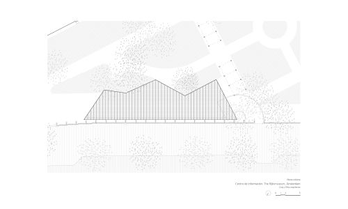 Info Center Rijksmuseum en Amsterdam Diseño del Plano de Planta Cubierta Cruz y Ortiz Arquitectos