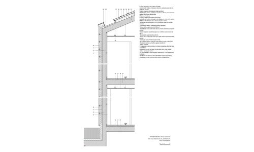 Entrance Building del Rijksmuseum en Amsterdam Diseño de plano de detalle constructivo Cruz y Ortiz Arquitectos