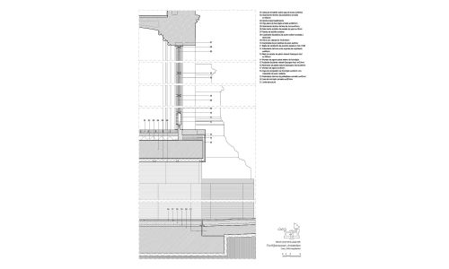 The Rijksmuseum Main Building Amsterdam Diseño plano detalle de pasaje Cruz y Ortiz Arquitectos