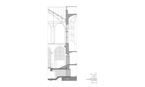The Rijksmuseum Main Building Amsterdam Diseño plano detalle de plataforma de torre Cruz y Ortiz Arquitectos