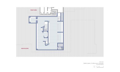 Asian Pavilion de Rijksmuseum en Amsterdam Diseño de plano de planta sótano Cruz y Ortiz Arquitectos