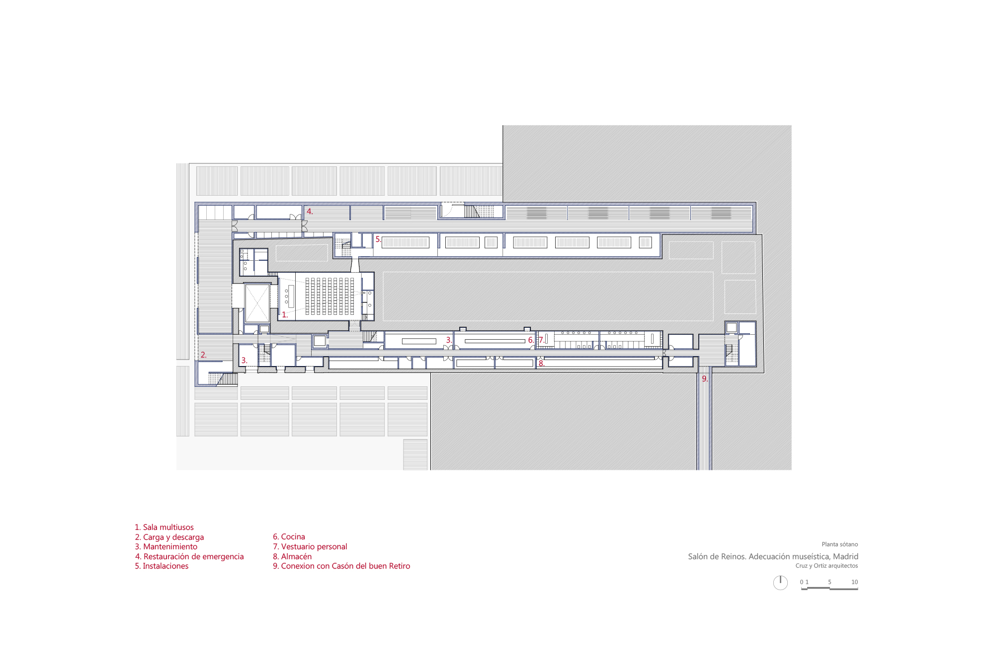 Cruz y Ortiz Arquitectos | Museo del Prado temporary exhibition wing