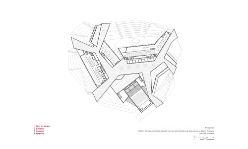 Edificio-Central-Universidad-Granada_Diseño-plano_Cruz-y-Ortiz-Arquitectos_CYO_11-planta-primera