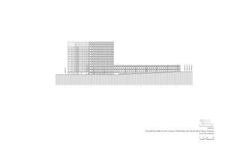 Facultad-Medicina-Universidad-Granada_Diseño-plano_Cruz-y-Ortiz-Arquitectos_CYO_21-alzado-sur