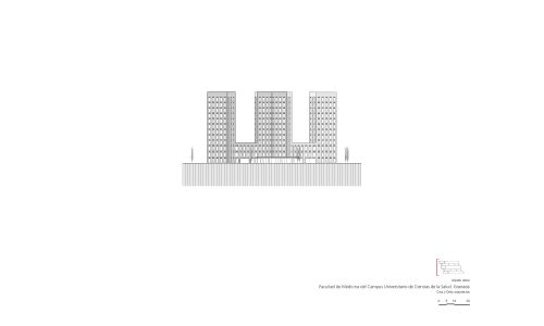 Facultad-Medicina-Universidad-Granada_Diseño-plano_Cruz-y-Ortiz-Arquitectos_CYO_23-alzado-oeste