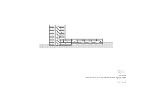 Facultad-Medicina-Universidad-Granada_Diseño-plano_Cruz-y-Ortiz-Arquitectos_CYO_30-seccion-longitudinal-2