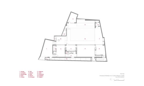 Vivienda-unifamiliar-centro-historico-Sevilla_Diseño-plano_CYO_10-planta-baja