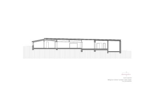 Refugio-Sierra-Norte-Huelva_Design-plano_Cruz-y-Ortiz-Arquitectos_CYO_30-seccion-longitudinal