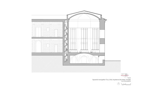 Exposicion-Palacio-Carlos-V-Granada_Design-plano_Cruz-y-Ortiz-Arquitectos_CYO_30-seccion