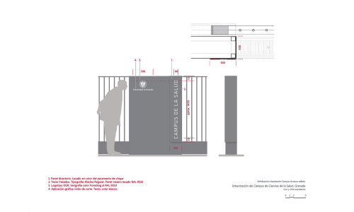 Ordenacion-Campus-Ciencia-Salud-UGR-Granada_Diseño-plano_Cruz-y-Ortiz-Arquitectos_CYO_51-señalizacion-vallado