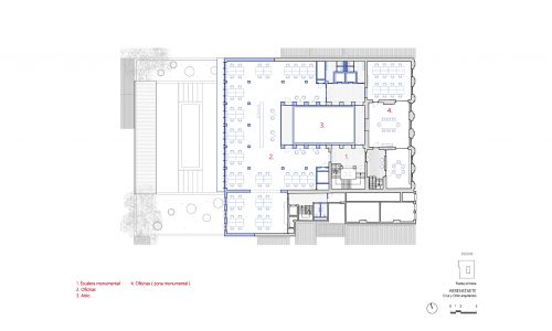 Oficinas-Herenstaete-Herengracht_Design-plano_Cruz-y-Ortiz-Arquitectos_CYO_11-planta-primera