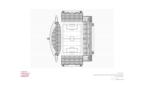 Ampliacion-gradas-estadio-Gabriel-Montpied-Clermont-Ferrand-Francia-planos_CYO_12-planta-segunda