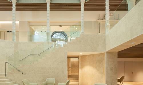 Oficinas-Banco_Santander_offices-headquarters-Design-sotano-zona comun-patio_FAL_09